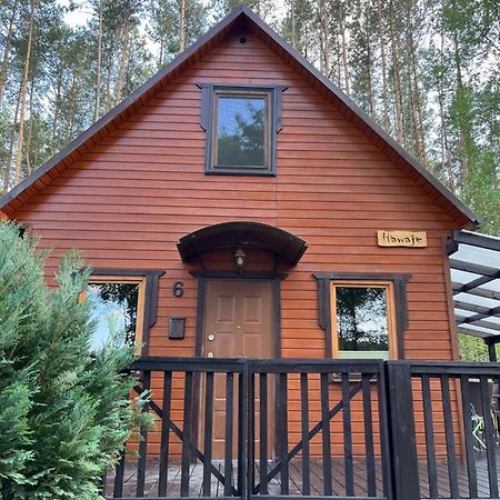 Domek Caloroczny Hawaje Nad Jeziorem Kazub Cieciorka Exteriör bild