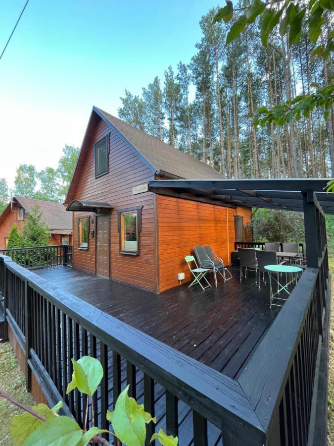 Domek Caloroczny Hawaje Nad Jeziorem Kazub Cieciorka Exteriör bild