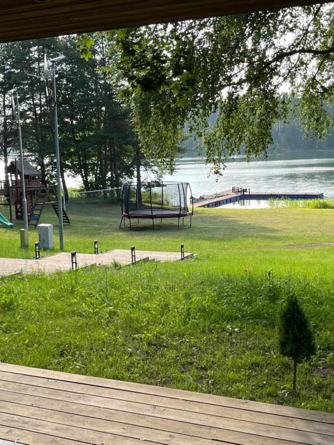 Domek Caloroczny Hawaje Nad Jeziorem Kazub Cieciorka Exteriör bild