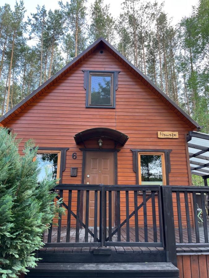 Domek Caloroczny Hawaje Nad Jeziorem Kazub Cieciorka Exteriör bild