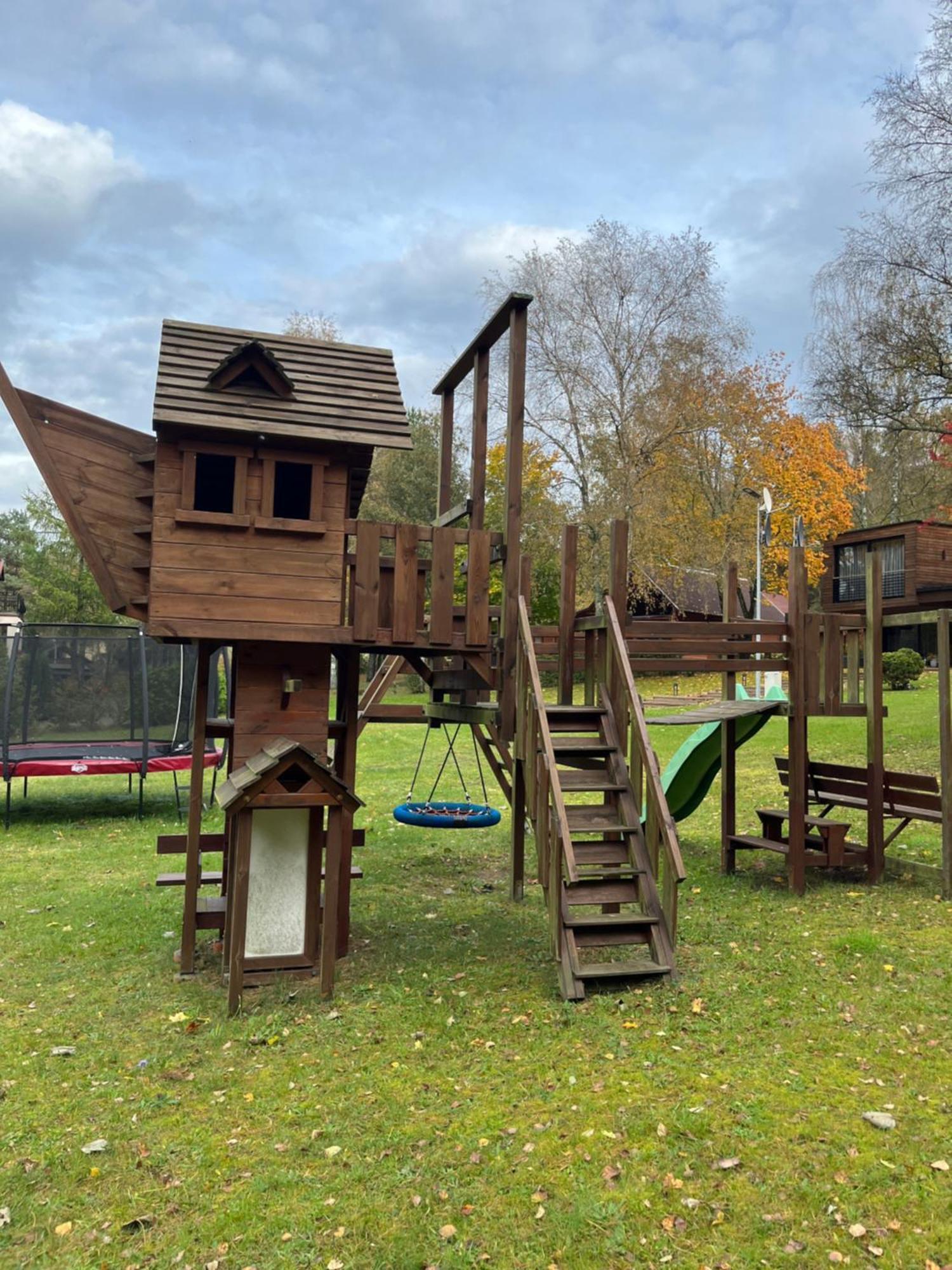 Domek Caloroczny Hawaje Nad Jeziorem Kazub Cieciorka Exteriör bild