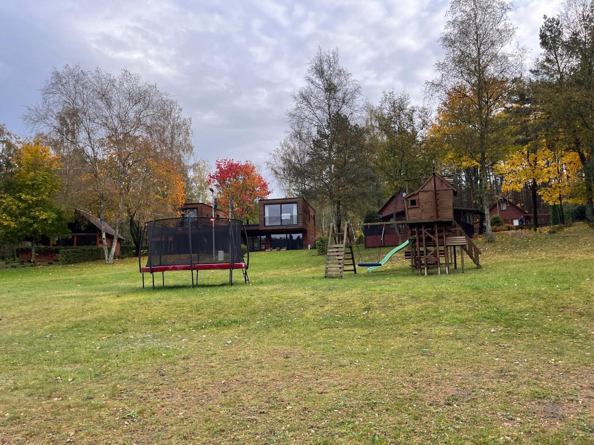 Domek Caloroczny Hawaje Nad Jeziorem Kazub Cieciorka Exteriör bild