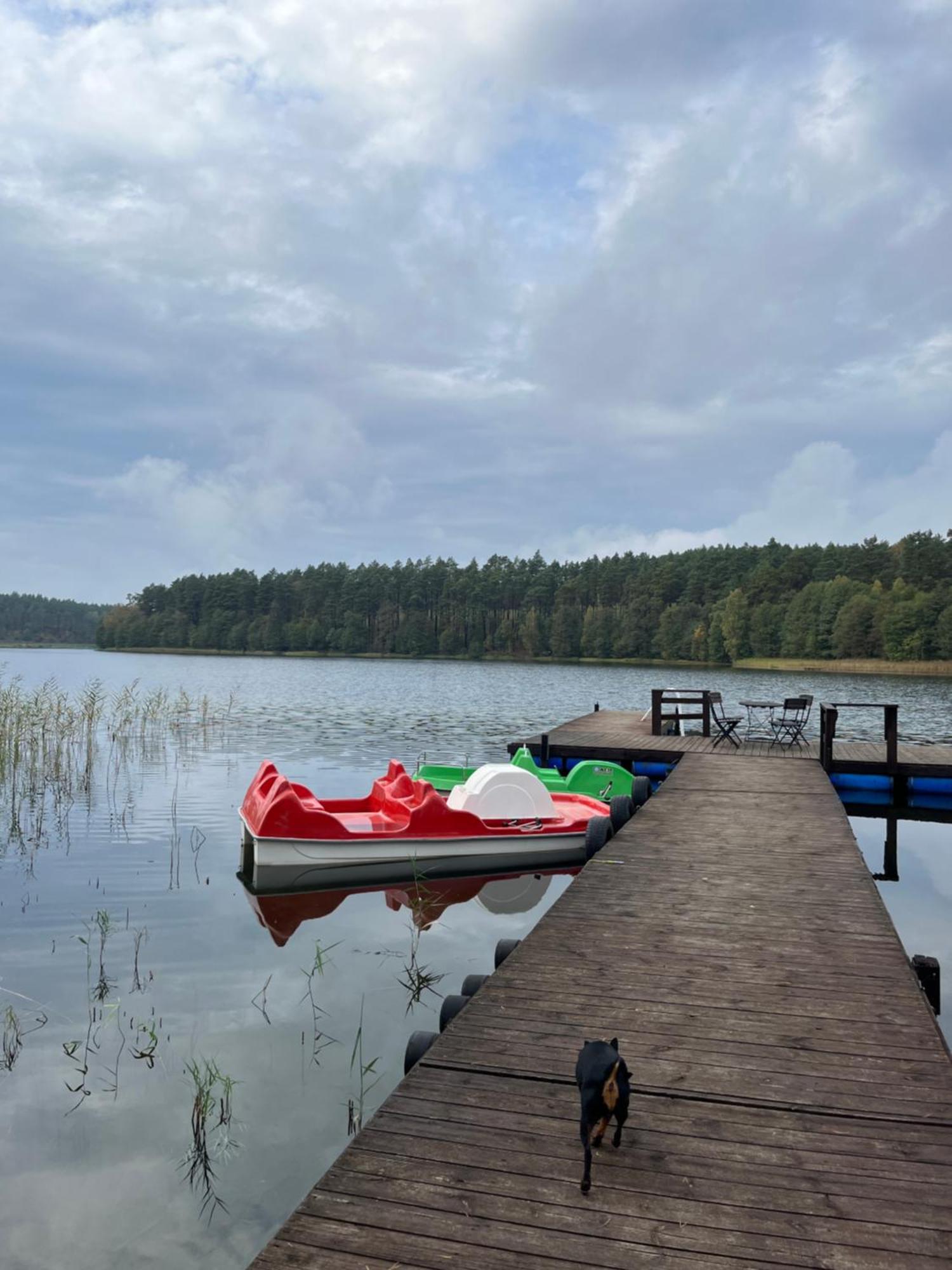 Domek Caloroczny Hawaje Nad Jeziorem Kazub Cieciorka Exteriör bild