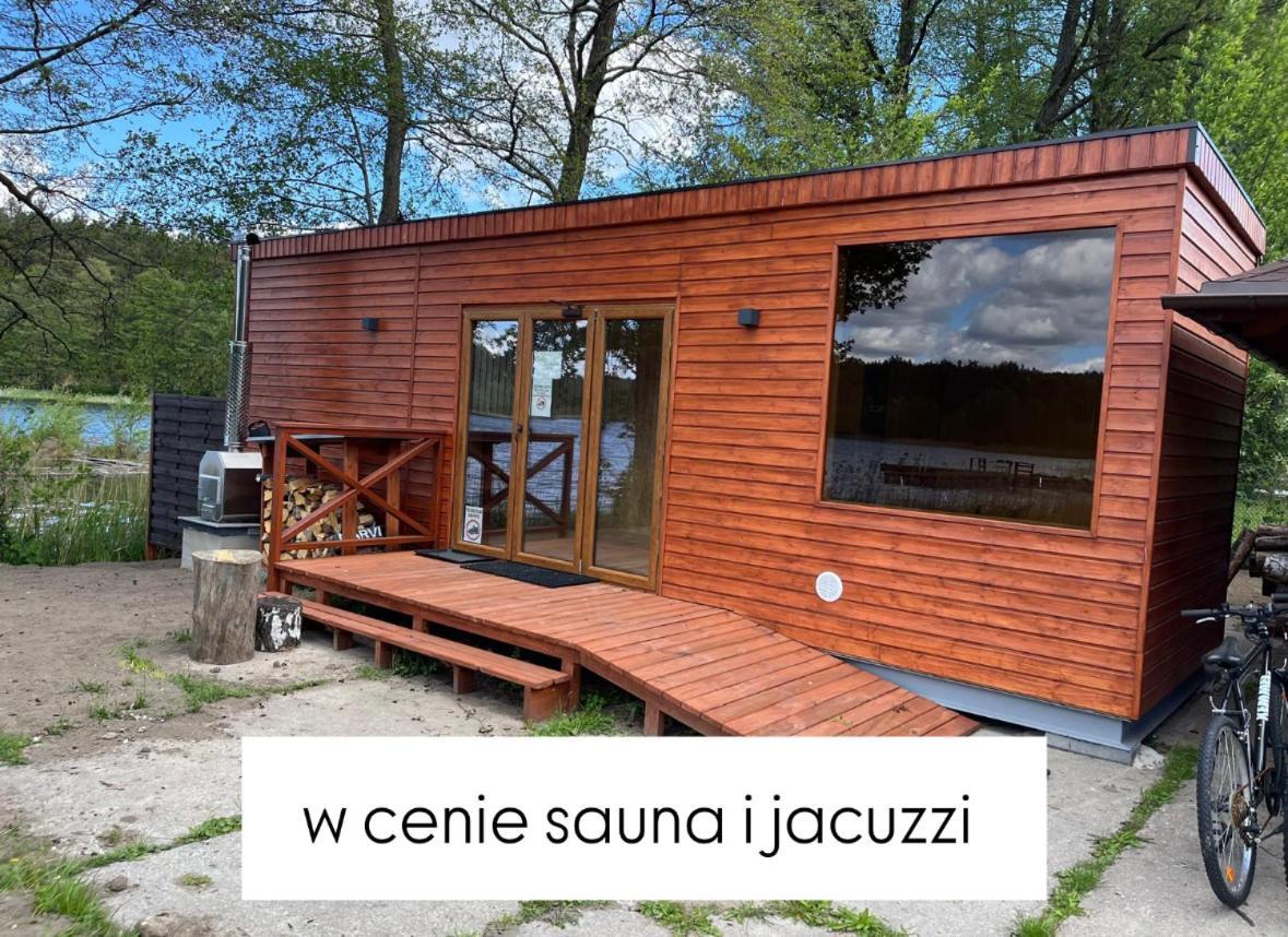 Domek Caloroczny Hawaje Nad Jeziorem Kazub Cieciorka Exteriör bild